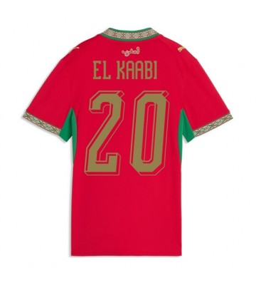 Marokko Ayoub El Kaabi #20 Hjemmebanetrøje Dame VM 2026 Kortærmet